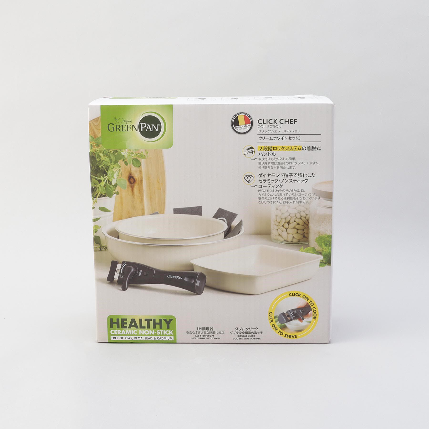 212 KITCHEN STORE「クリックシェフ セット5 WH ＜GreenPan  グリーンパン＞」|食器・キッチングッズ|