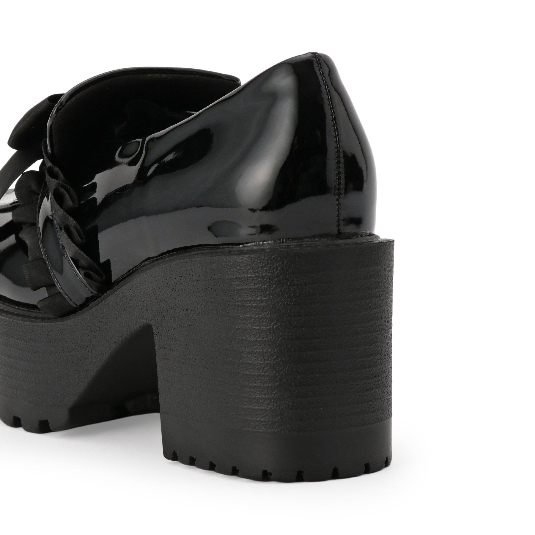 csT&P「リボン付厚底ローファーパンプス」|パンプス|