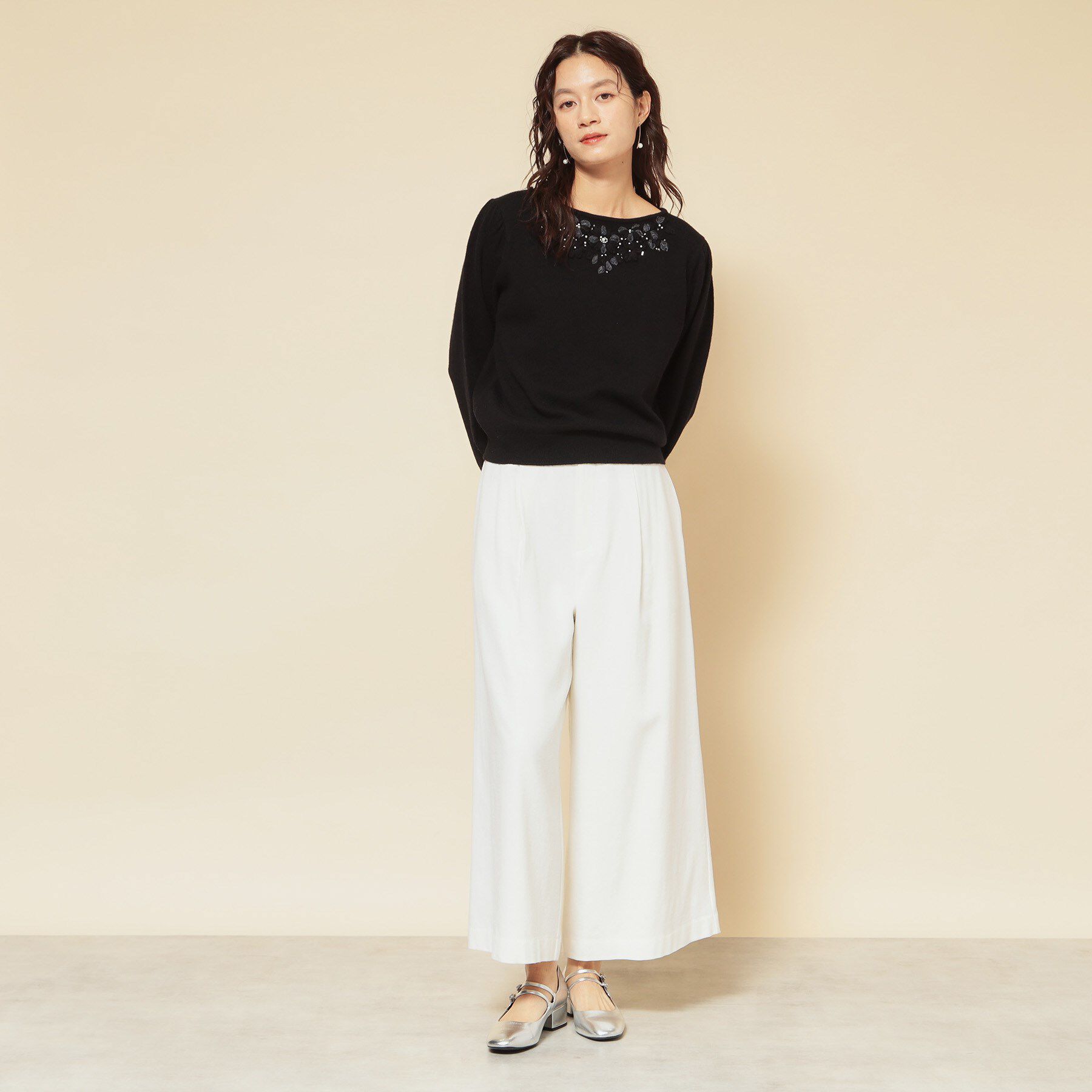 SunaUna「【上品/華やか】クラフトニット」|ニット・セーター|