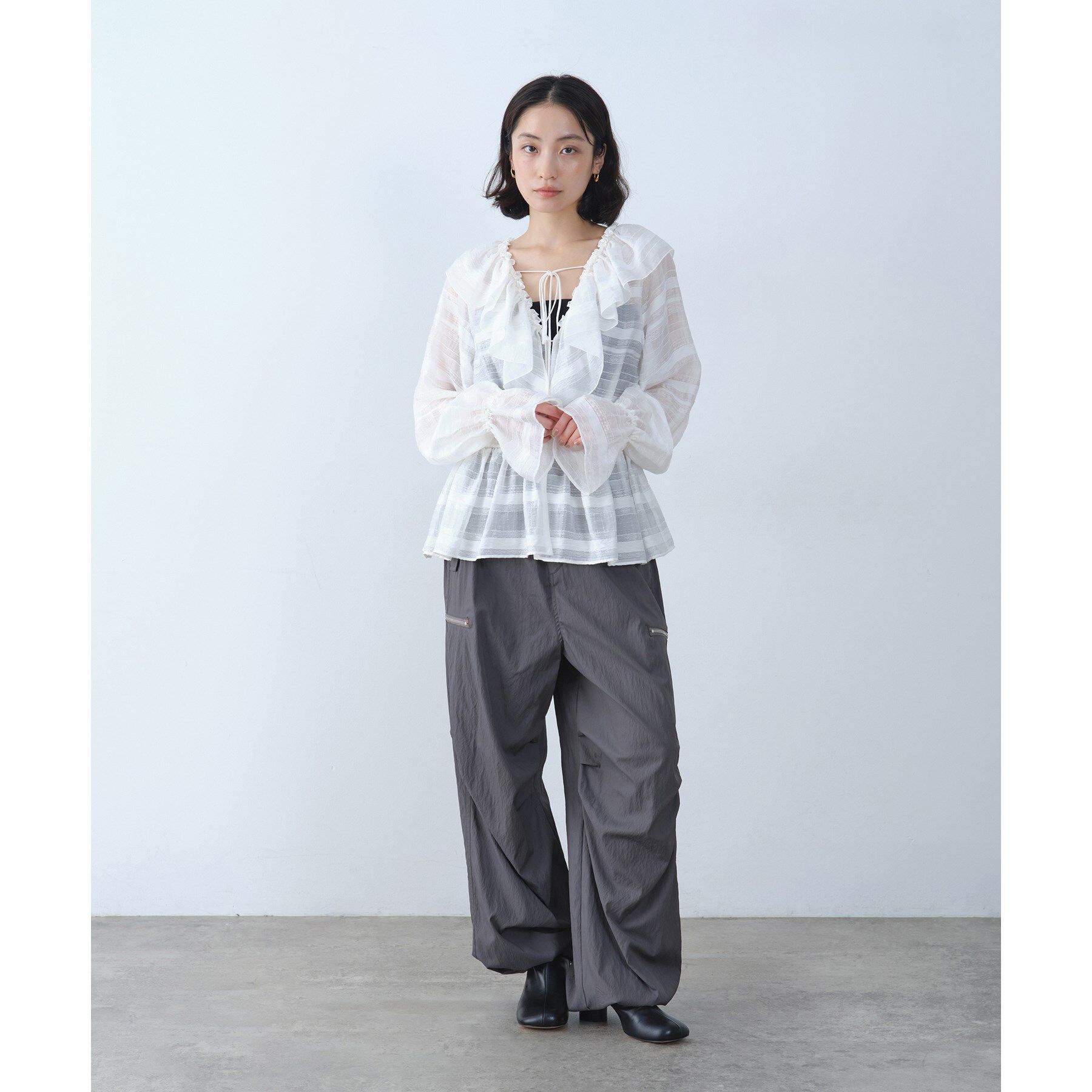 CODE A「dream ruffle lace blouse」|シャツ・ブラウス|