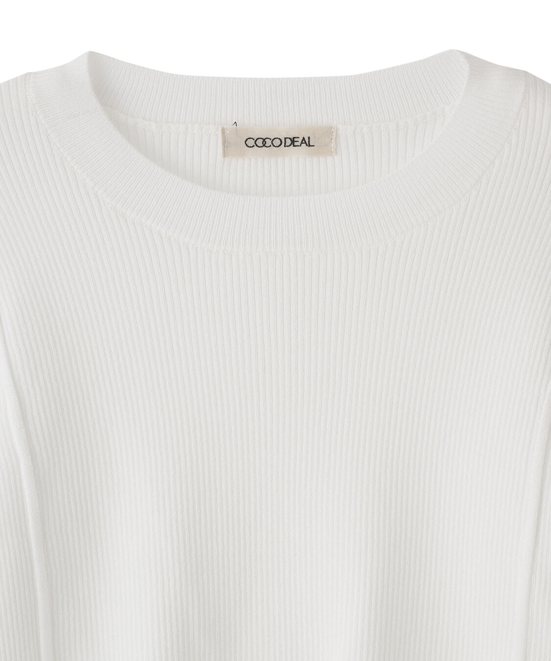 COCO DEAL「ペプラムブラウスセットニット」|シャツ・ブラウス|