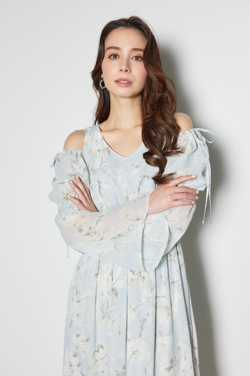 rienda「2WAYレースドッキングフレアワンピース」|ワンピース|