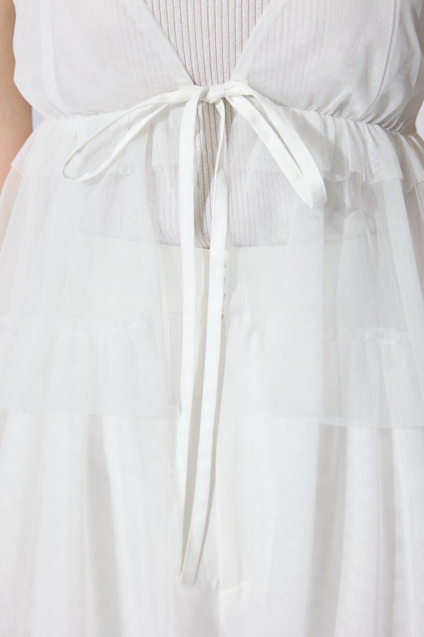 rienda「ボリュームチュールジレ」|シャツ・ブラウス|