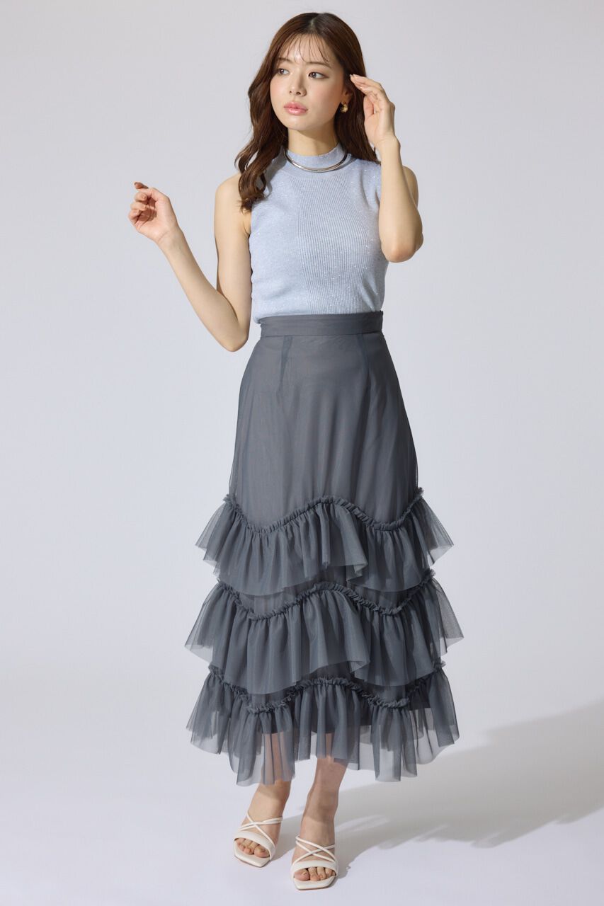 rienda「ウォッシャブルリブタンクトップ」|ニット・セーター|