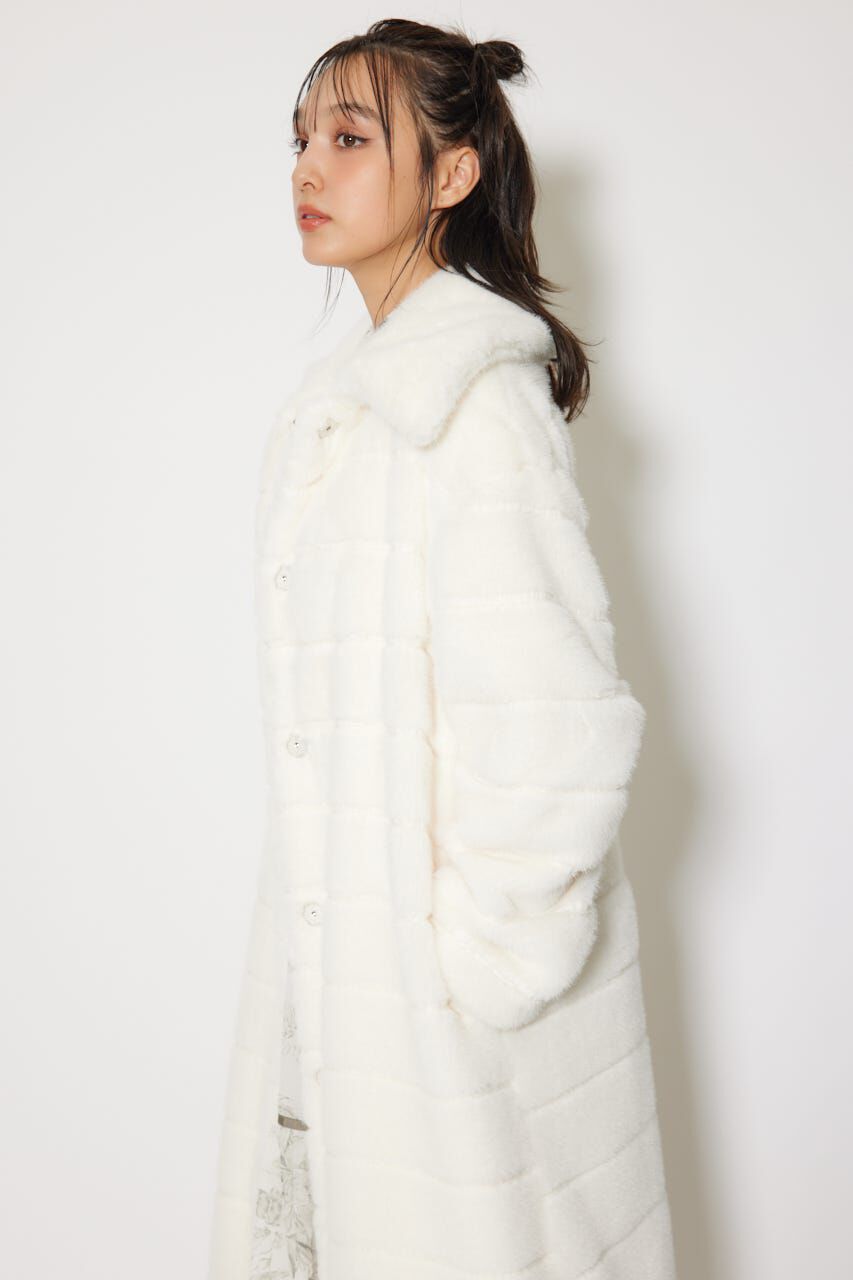 rienda「ニュアンスラインフェイクファーコート」|その他|