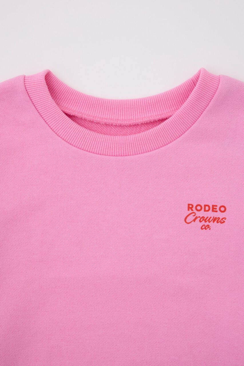 RODEO CROWNS「キッズ スプレー エンボス スウェット」|パーカー|