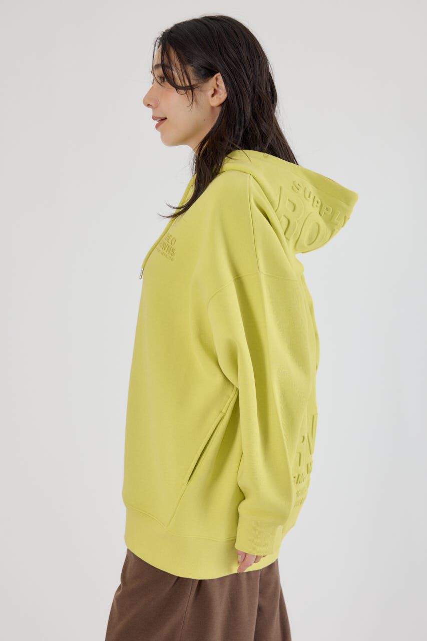 RODEO CROWNS「エンボスBIG ZIPパーカー」|パーカー|