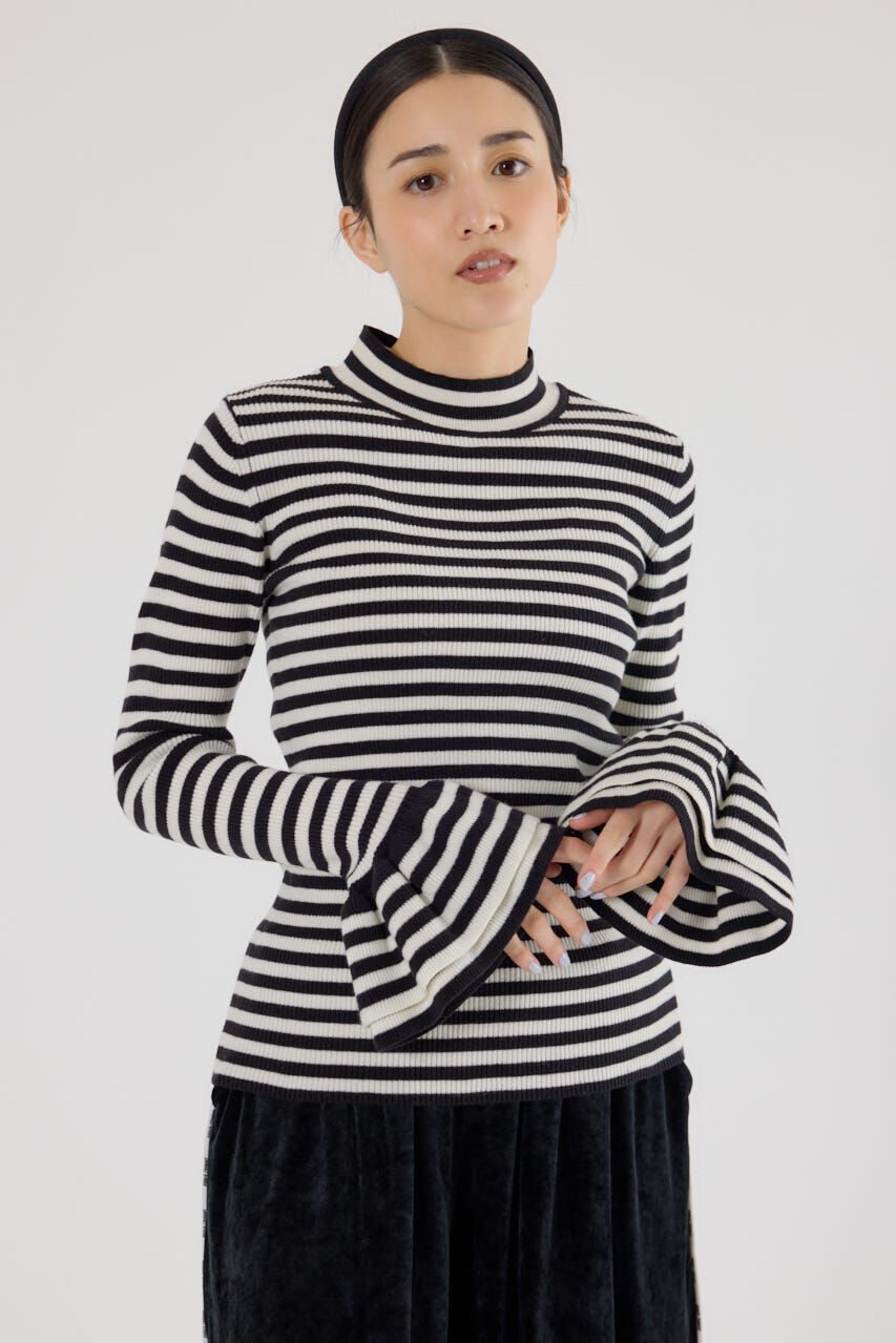 RODEO CROWNS「フリルリブニットトップス」|ニット・セーター|