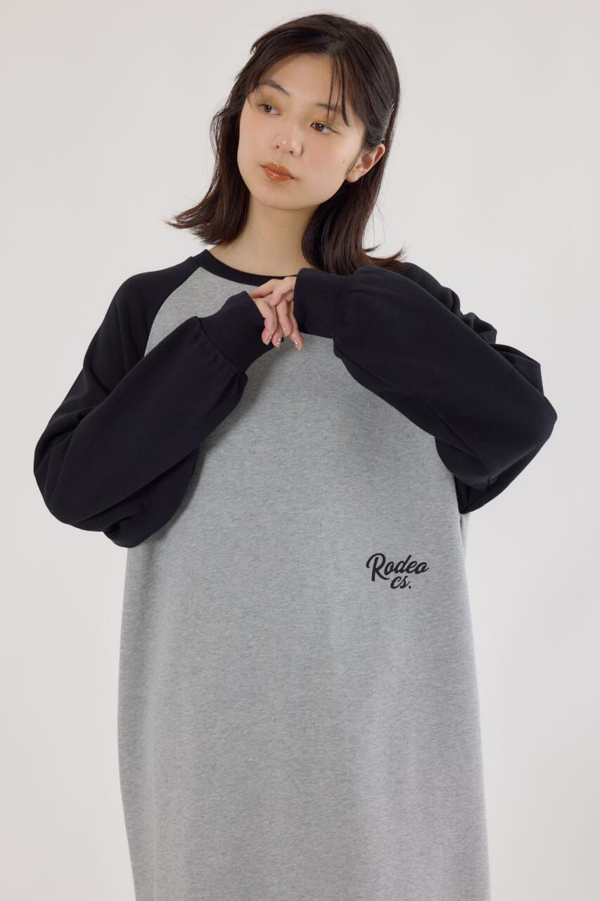 RODEO CROWNS「ラグランカラーステッチワンピース」|ワンピース|