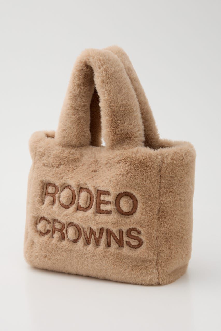 RODEO CROWNS「フェイクファーパッチロゴトート」|その他|