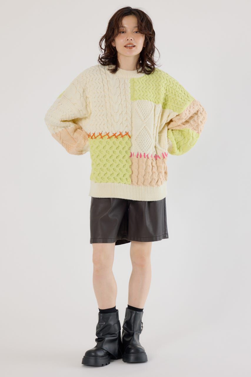 RODEO CROWNS「カスタムケーブルニット」|ニット・セーター|