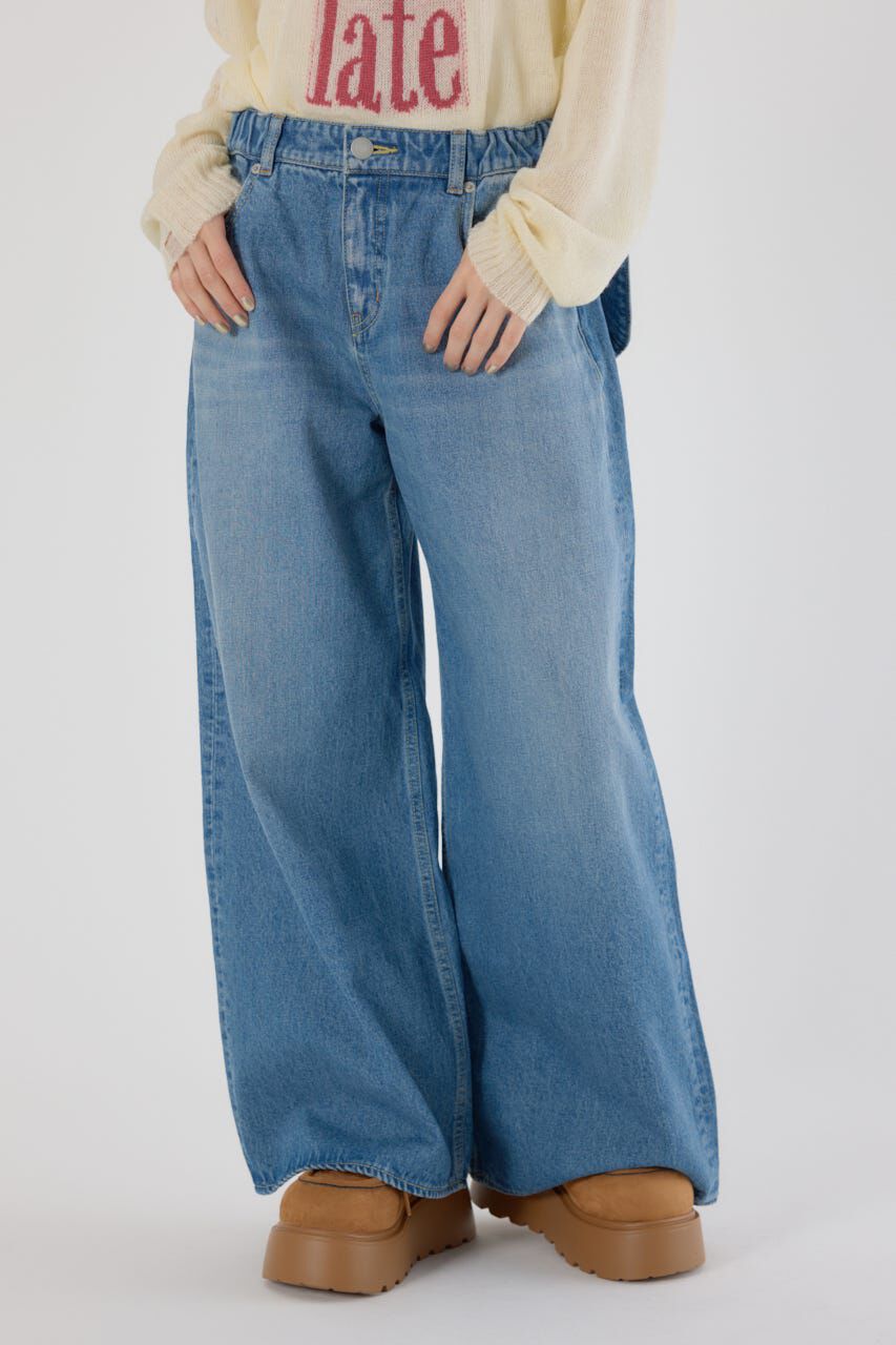 RODEO CROWNS「ビッグリボンデニムパンツ」|デニム|