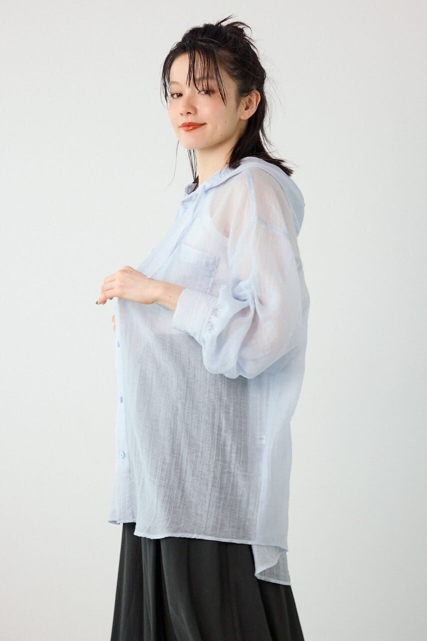 RODEO CROWNS「ワッシャーフーディーシャツ」|シャツ・ブラウス|