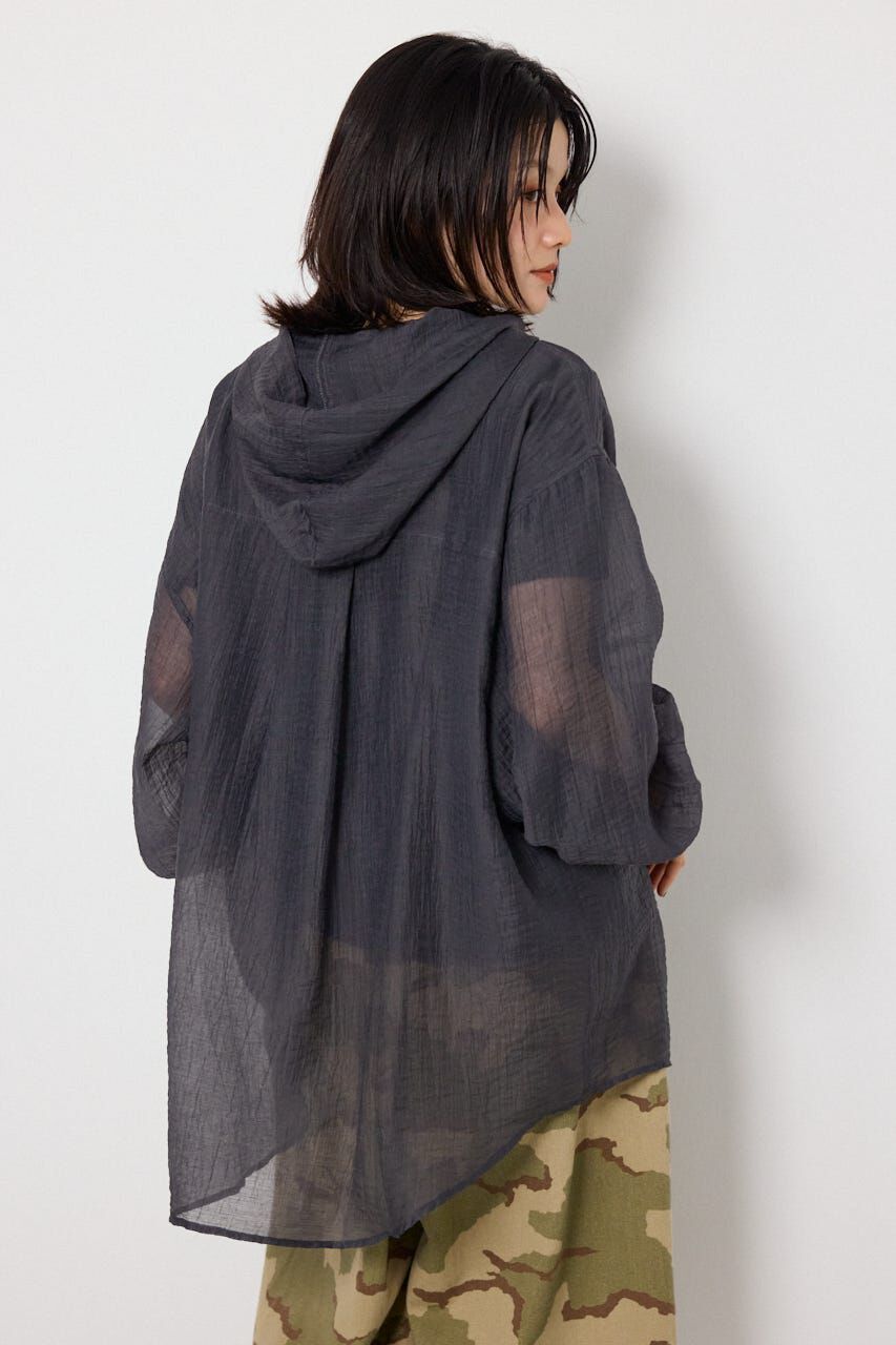 RODEO CROWNS「ワッシャーフーディーシャツ」|シャツ・ブラウス|