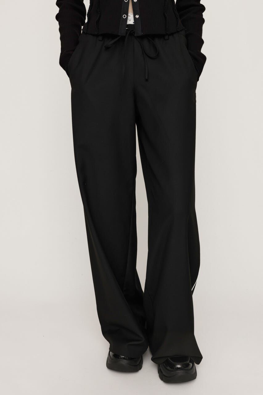 SLY「DOUBLE LOUNGE SLACKS」|その他|BLK