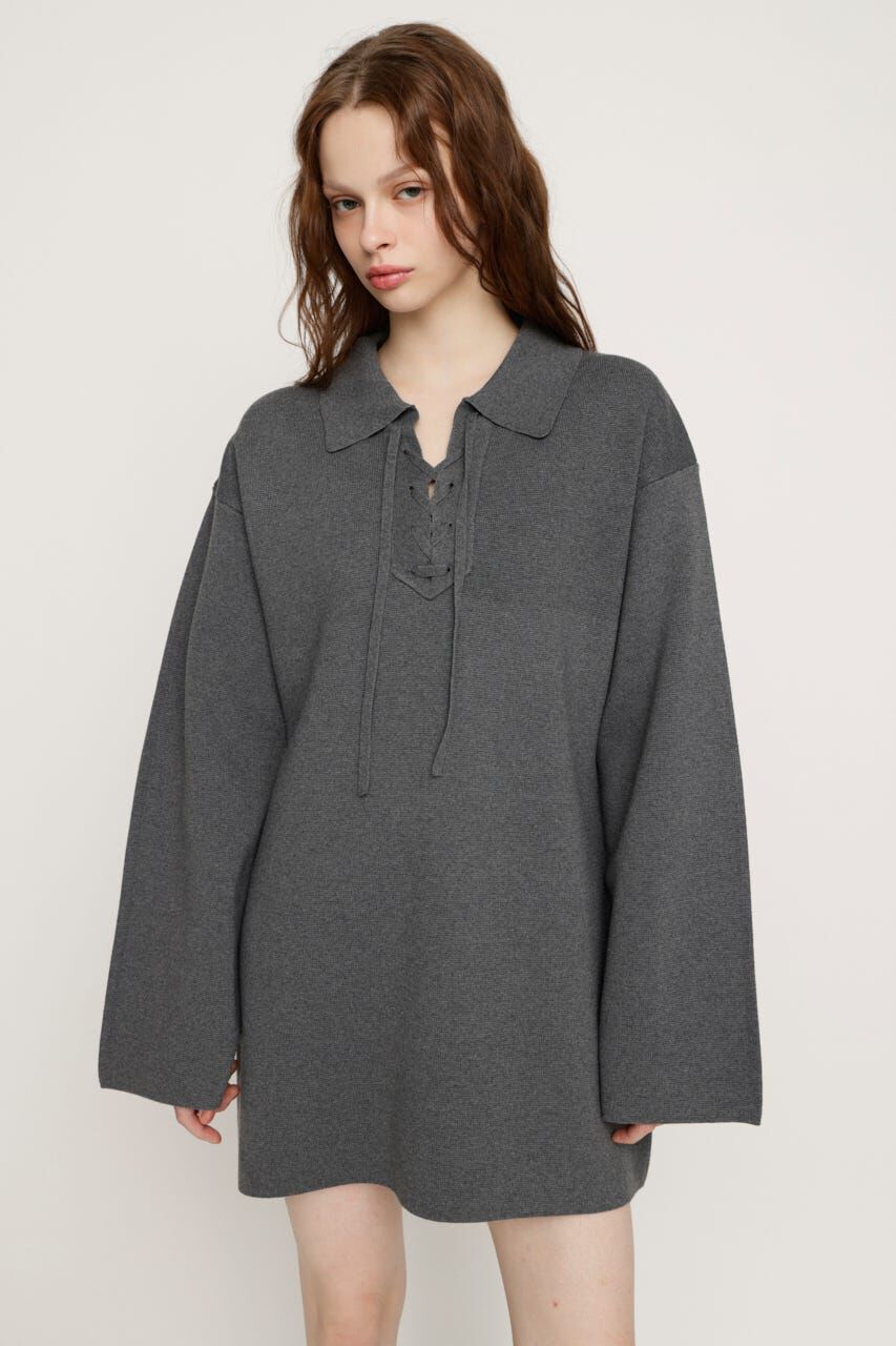 SLY「SKIPPER LACE UP ショートワンピース」|ワンピース|