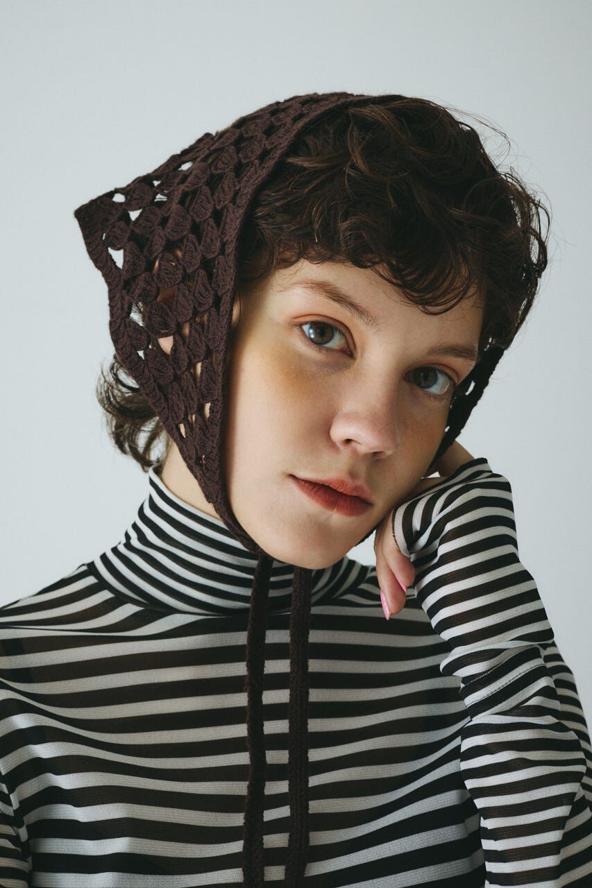 HeRIN.CYE「Knit kerchief」|その他|BRN