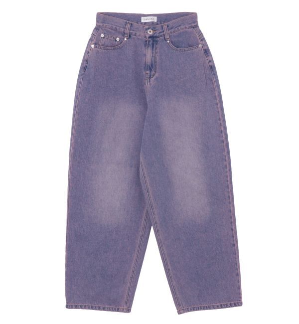 CALNAMUR「OVERDYE DENIM WIDE PT/オーバーダイデニムワイドパンツ」|デニム|
