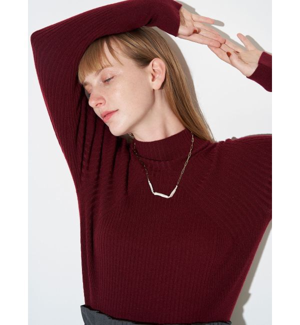 ELENDEEK「HIGH NECK WIDE RIB KT」|ニット・セーター|