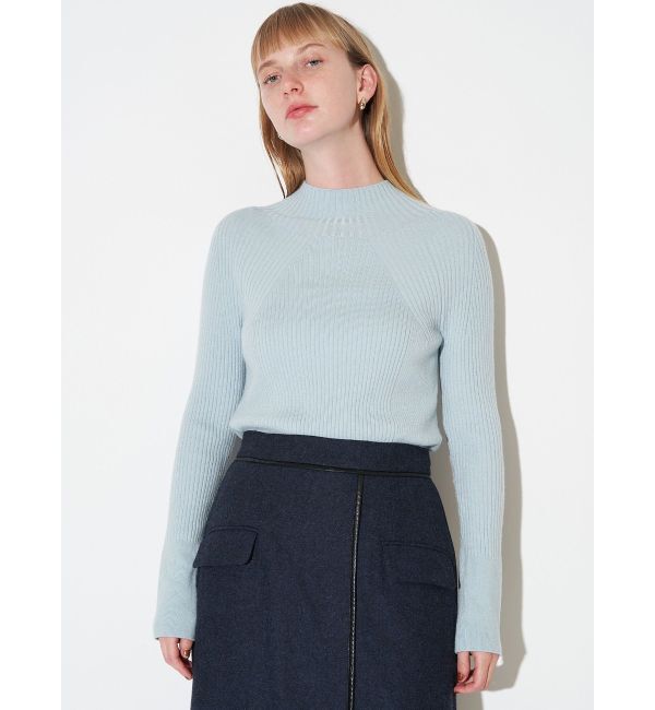 ELENDEEK「HIGH NECK WIDE RIB KT」|ニット・セーター|