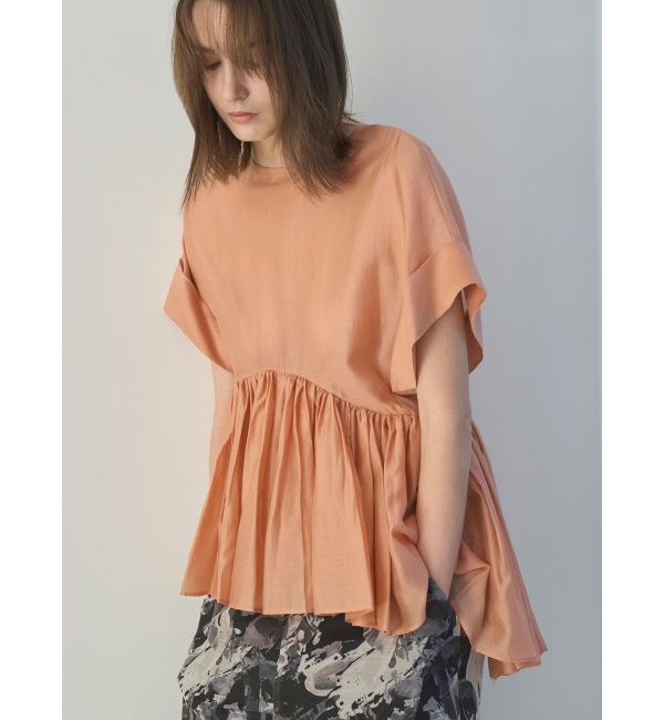 ELENDEEK「ROLL UP PEPLUM BL」|シャツ・ブラウス|