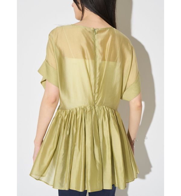 ELENDEEK「ROLL UP PEPLUM BL」|シャツ・ブラウス|