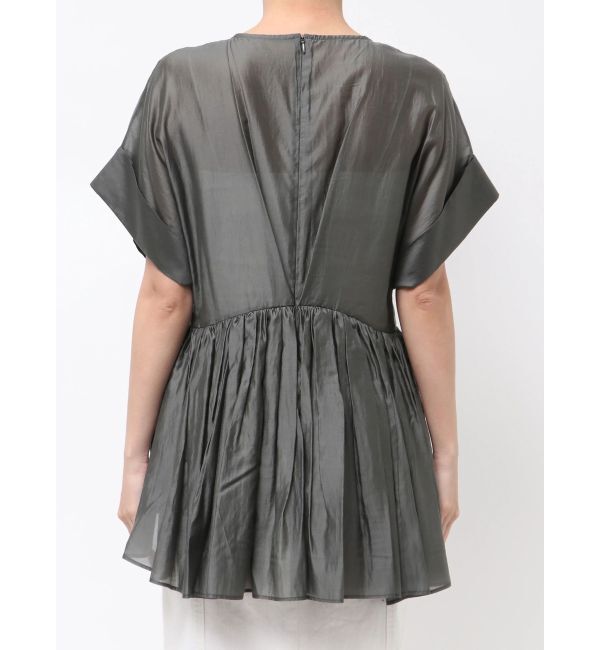 ELENDEEK「ROLL UP PEPLUM BL」|シャツ・ブラウス|