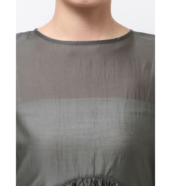 ELENDEEK「ROLL UP PEPLUM BL」|シャツ・ブラウス|