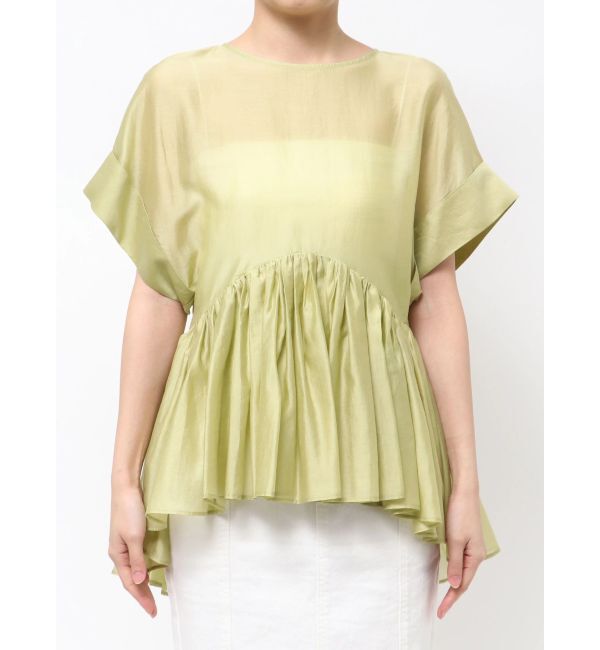 ELENDEEK「ROLL UP PEPLUM BL」|シャツ・ブラウス|