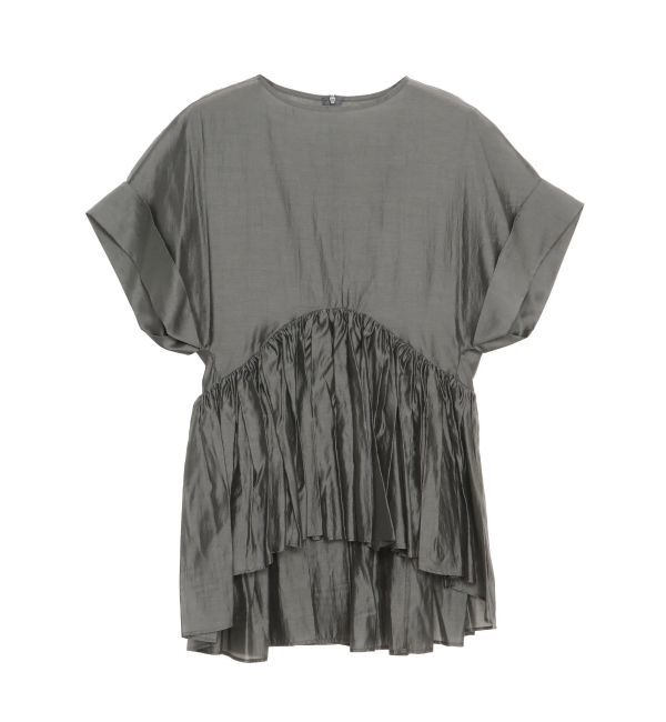 ELENDEEK「ROLL UP PEPLUM BL」|シャツ・ブラウス|