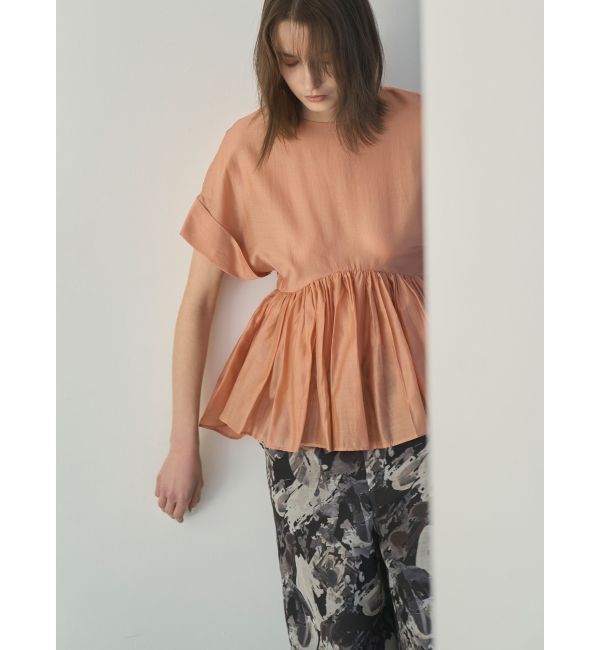 ELENDEEK「ROLL UP PEPLUM BL」|シャツ・ブラウス|