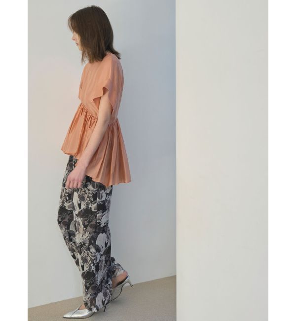 ELENDEEK「ROLL UP PEPLUM BL」|シャツ・ブラウス|