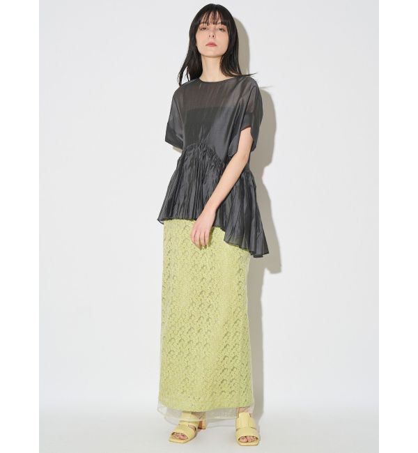 ELENDEEK「ROLL UP PEPLUM BL」|シャツ・ブラウス|