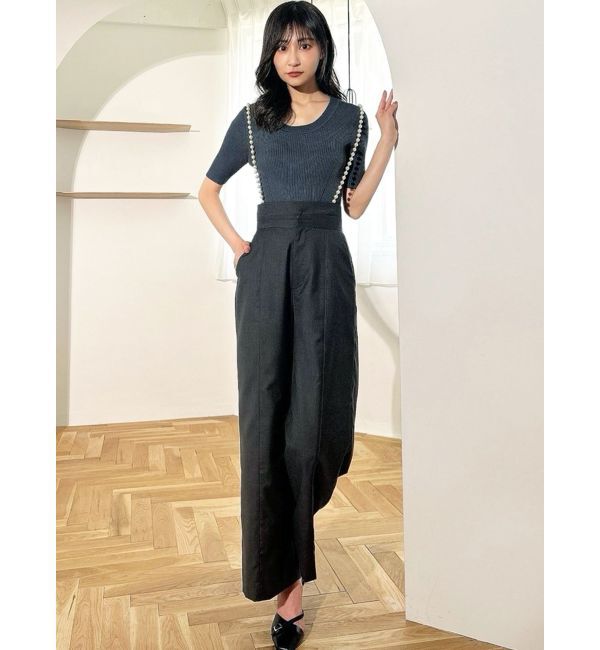 RESEXXY「ラウンドネックリブニットトップス」|ニット・セーター|