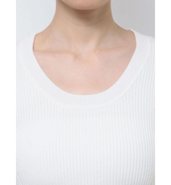 RESEXXY「ラウンドネックリブニットトップス」|ニット・セーター|