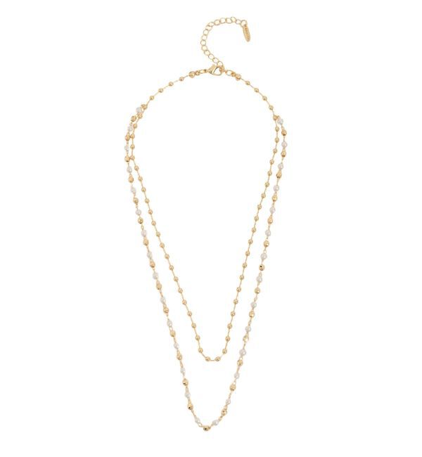 RESEXXY「2連ボールチェーンネックレス」|ネックレス|