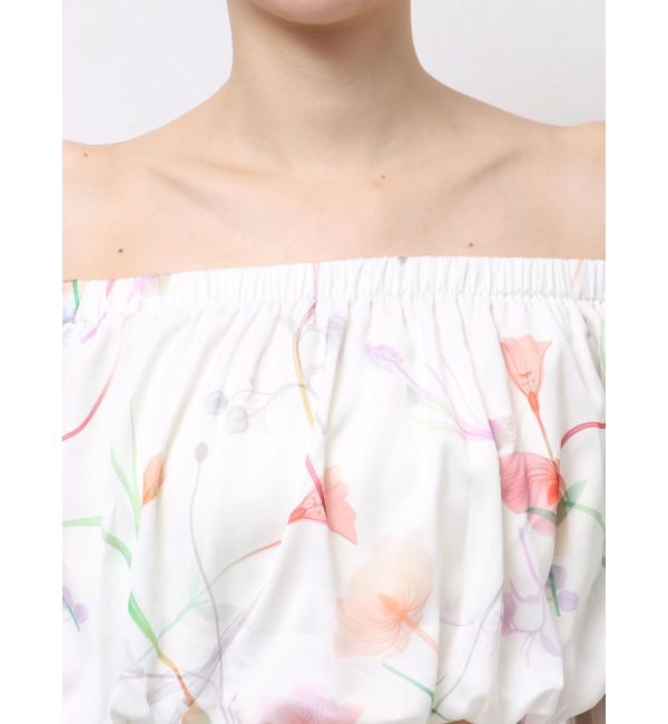 RESEXXY「【memorif.】フラワークロップドオフショルブラウス」|シャツ・ブラウス|