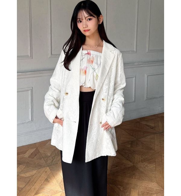 RESEXXY「【memorif.】フラワークロップドオフショルブラウス」|シャツ・ブラウス|