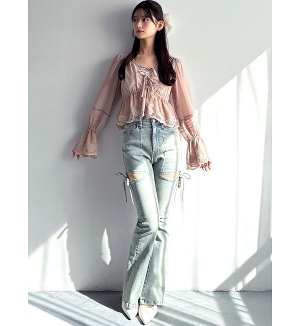 RESEXXY「エンブロイダリーレースブラウス」|シャツ・ブラウス|