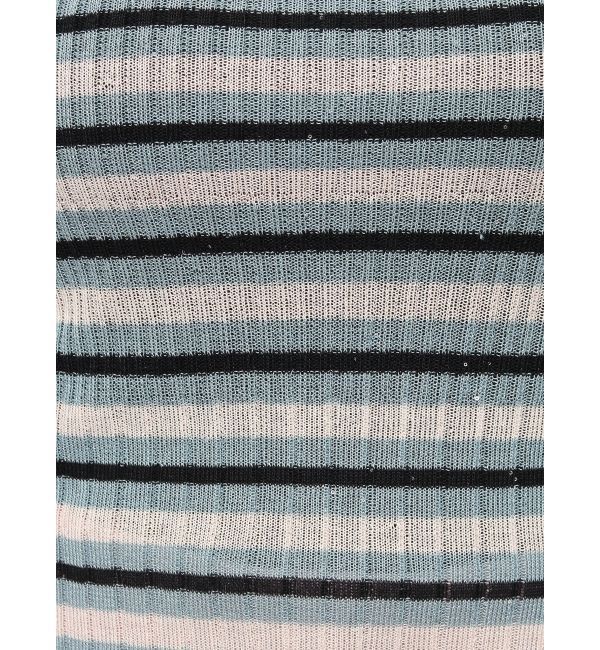 dazzlin「ハイネックミニスパンコールシアーニット」|ニット・セーター|