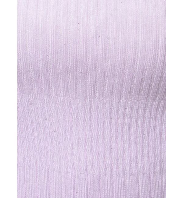 dazzlin「ハイネックミニスパンコールシアーニット」|ニット・セーター|