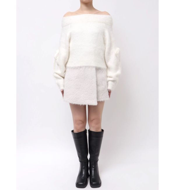 dazzlin「ルミナスカラーオフショルニット」|ニット・セーター|