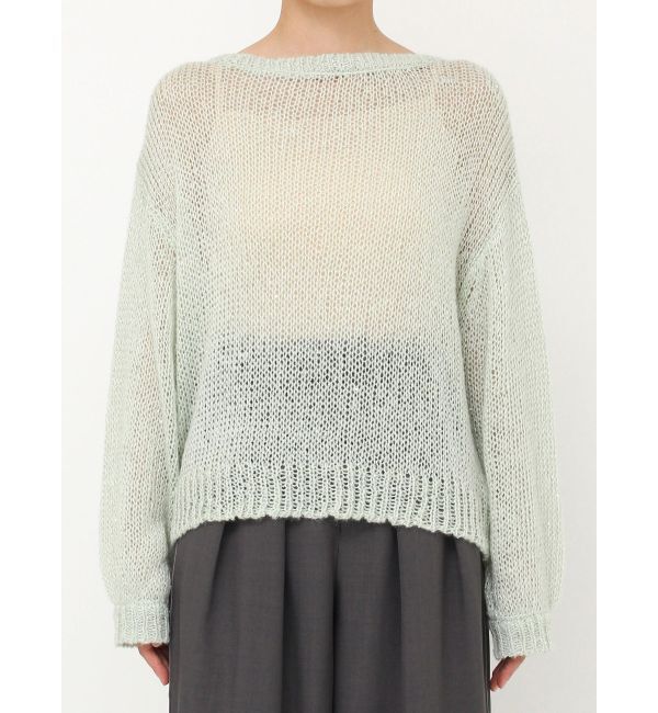 dazzlin「バックリボンスパンコールモヘアタッチニット」|ニット・セーター|