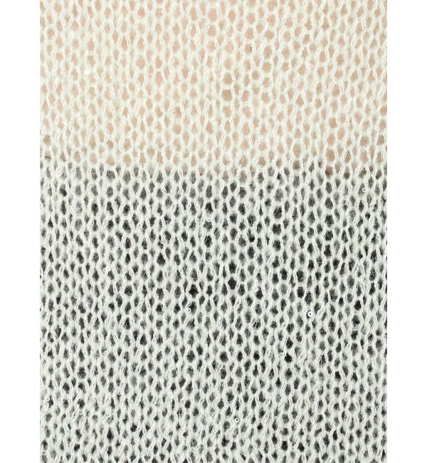 dazzlin「バックリボンスパンコールモヘアタッチニット」|ニット・セーター|