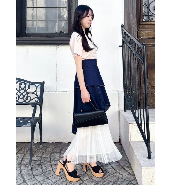 dazzlin「【UV】ラインストーングラフィックロゴTシャツ」|Tシャツ・カットソー|