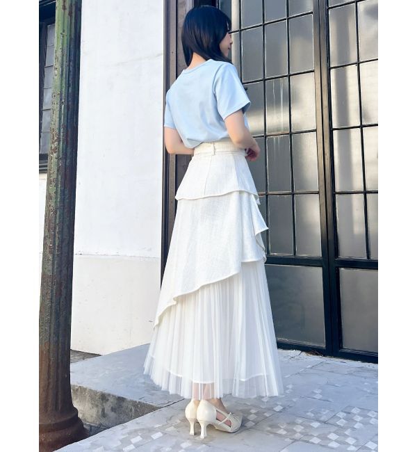 dazzlin「【UV】ラインストーングラフィックロゴTシャツ」|Tシャツ・カットソー|