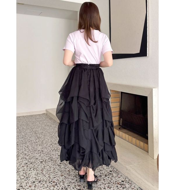 dazzlin「【UV】ラインストーングラフィックロゴTシャツ」|Tシャツ・カットソー|