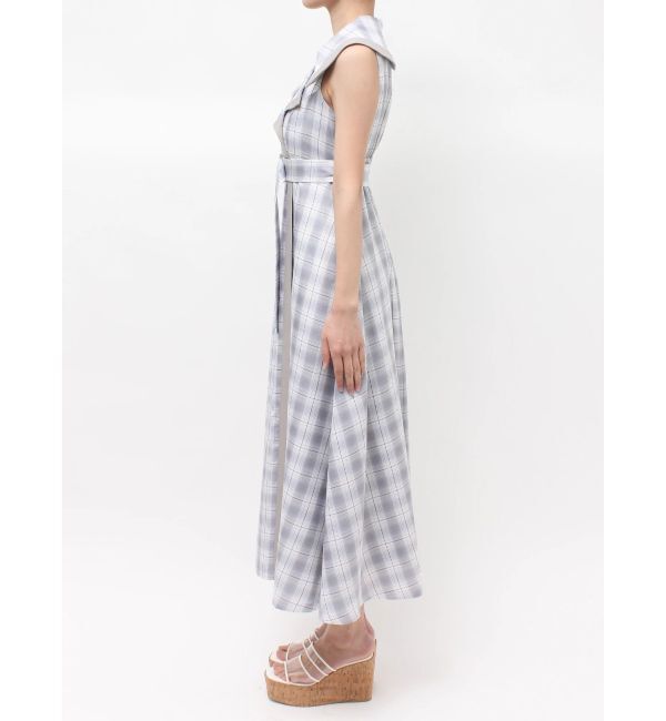 MERCURYDUO「バイカラートレンチフレアワンピース」|ワンピース|