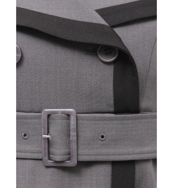 MERCURYDUO「バイカラートレンチフレアワンピース」|ワンピース|