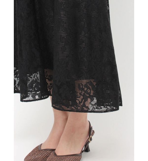 MERCURYDUO「レースベアドッキングワンピース」|ワンピース|